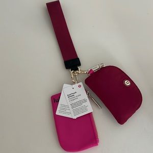 Lululemon Dual Pouch Wristlet in Sonic Pink